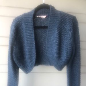 Soft Surroundings Isabelle Bolero Cabernet Teal